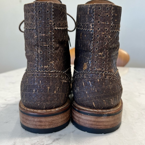 Rutz Men’s Wingtip Boots. Cork. Unique. Size 42 (Size 9 in US). - Picture 9 of 10